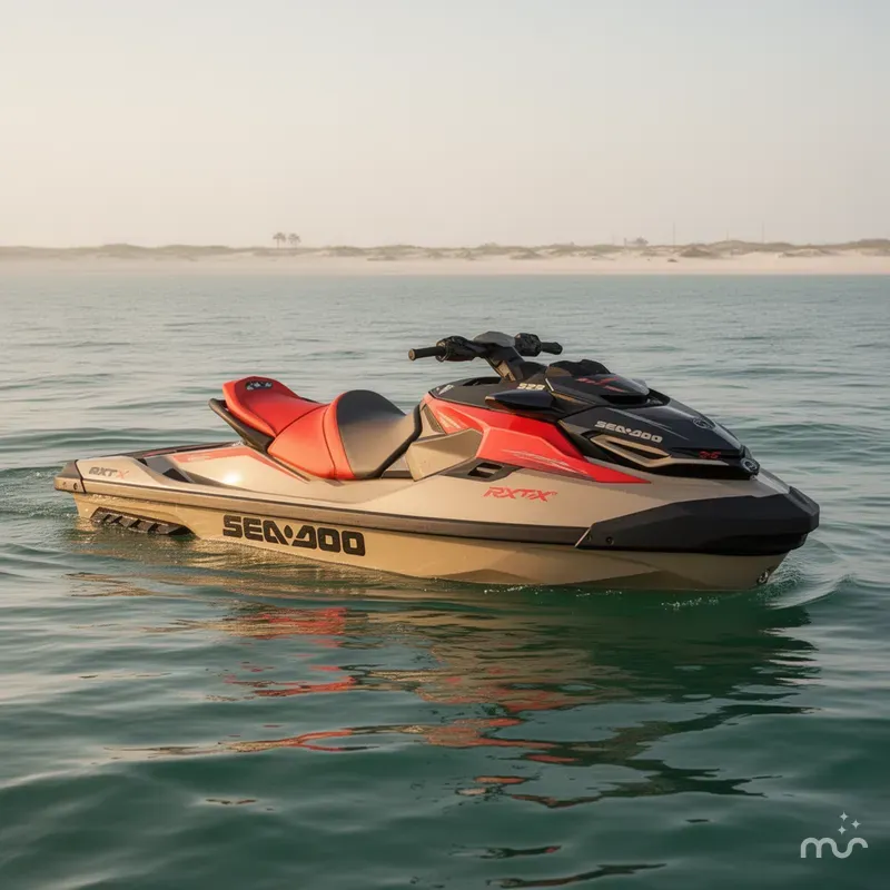 Slide: The Image of Sea-Doo RXT-X™ 325 Metallic Tan / Lava Red Premi 2025 - 0
