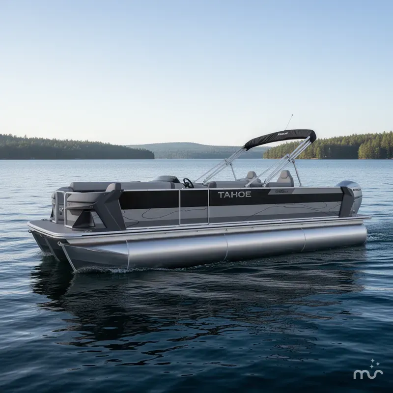 Slide: The Image of Tahoe Geofish 2385 Rear Fish & Honda 4-Stroke EFI 2025 - 0