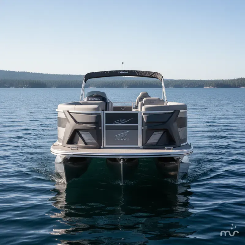Slide: The Image of Tahoe Geofish 2385 Rear Fish & Honda 4-Stroke EFI 2025 - 1
