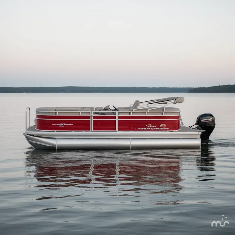 Slide: The Image of Sun Tracker Party Barge 20 DLX 2024 - 1
