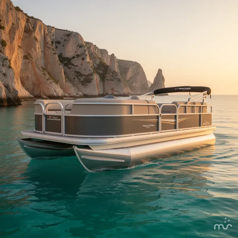 The Image of Sun Tracker Party Barge 18 DLX 2025 - 0