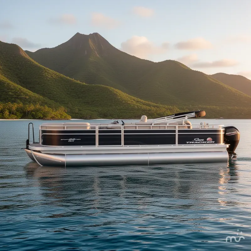Slide: The Image of Sun Tracker SportFish 22 DLX 2025 - 2
