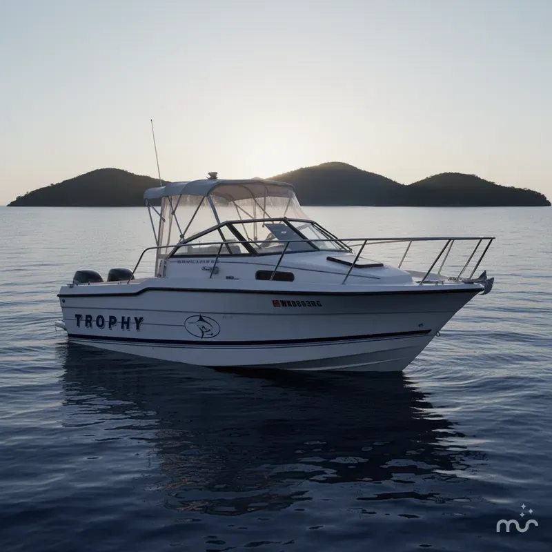 Slide: The Image of Bayliner 2002 Trophy Walkaround 1997 - 0