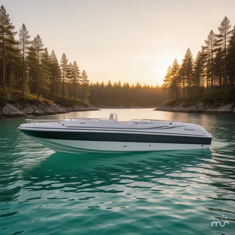 Slide: The Image of Hurricane SunDeck Sport 232 OB 2014 - 2