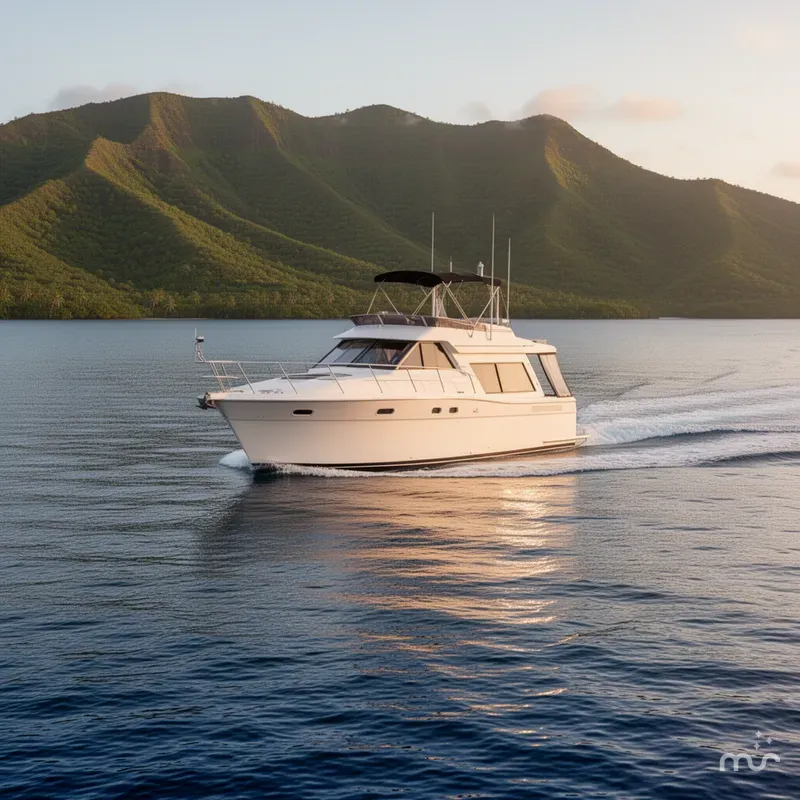 Slide: The Image of Bayliner 4788 Pilot House Motoryacht 1995 - 2