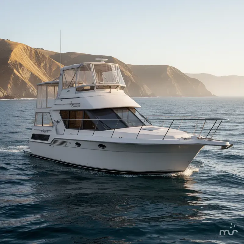 Slide: The Image of Carver 325 Aft Cockpit Motoryacht 1996 - 0