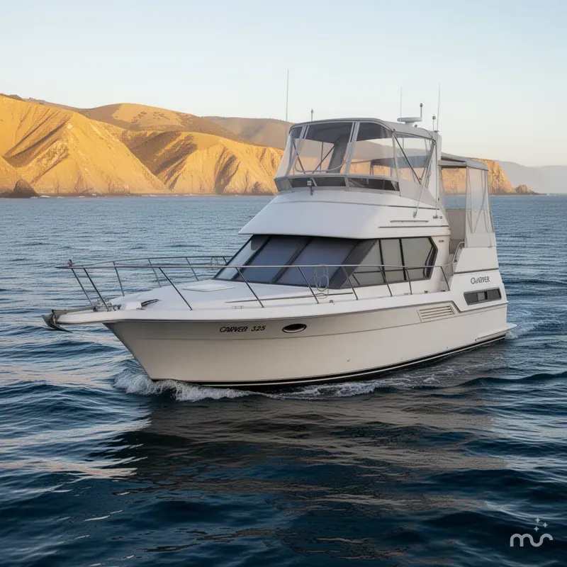 Slide: The Image of Carver 325 Aft Cockpit Motoryacht 1996 - 2