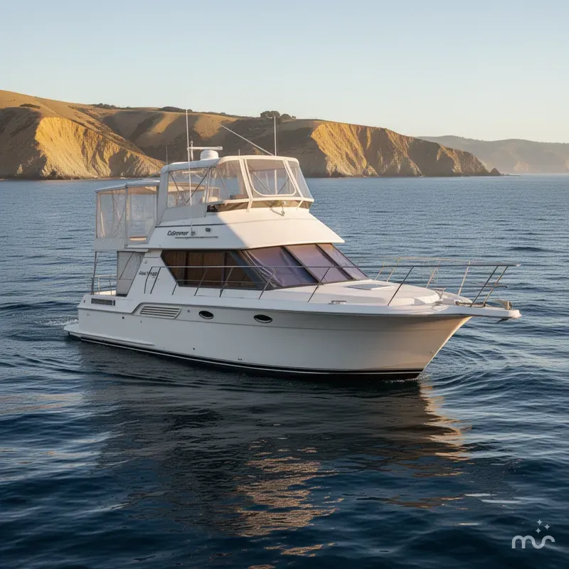 Slide: The Image of Carver 325 Aft Cockpit Motoryacht 1996 - 3