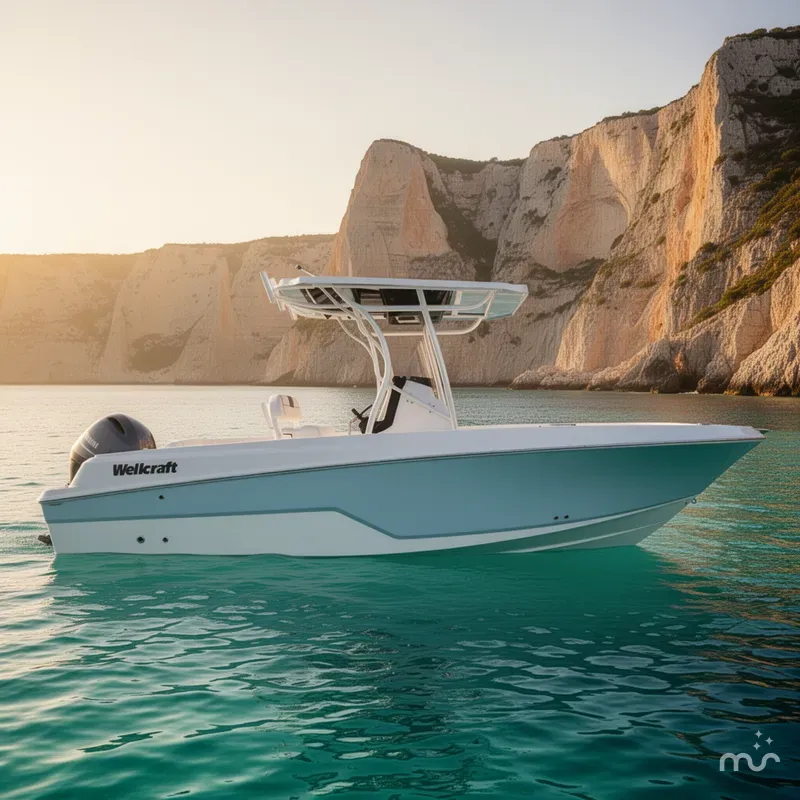 Slide: The Image of Wellcraft 222 Fisherman 2025 - 2
