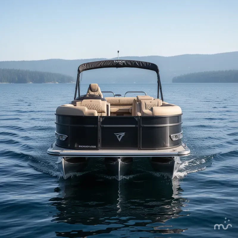 Slide: The Image of Tahoe Cascade 2385 Swingback (VRB) Tritoon & Honda 4-Str 2025 - 1