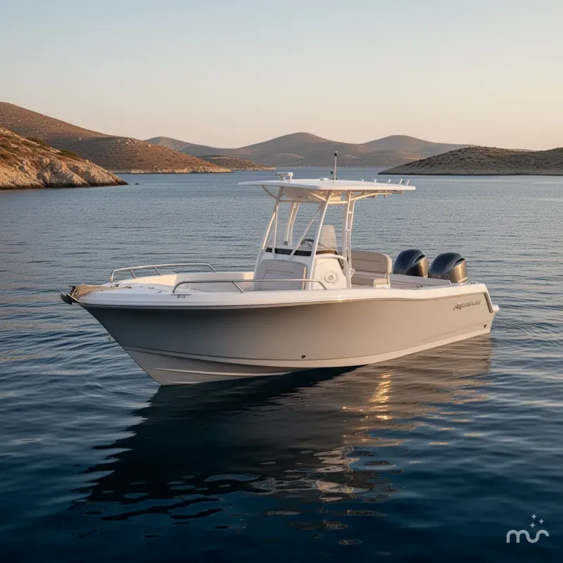 Slide: The Image of Aquasport 24AS Center Console 2025 - 2