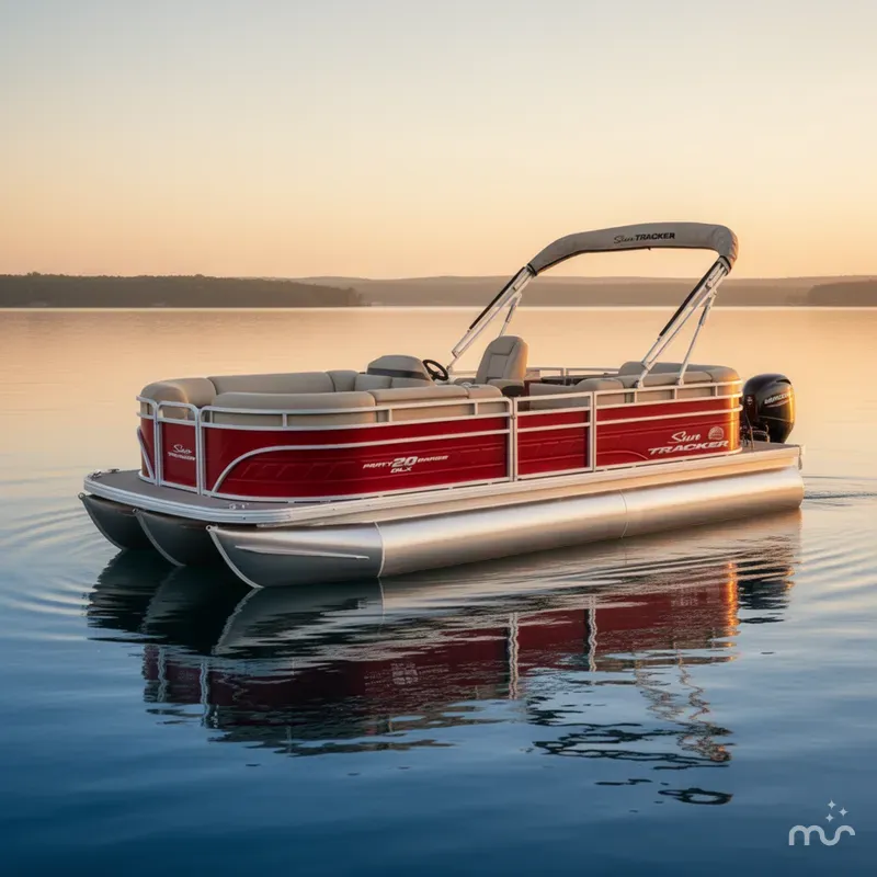 Slide: The Image of Sun Tracker Party Barge 20 DLX 2025 - 0