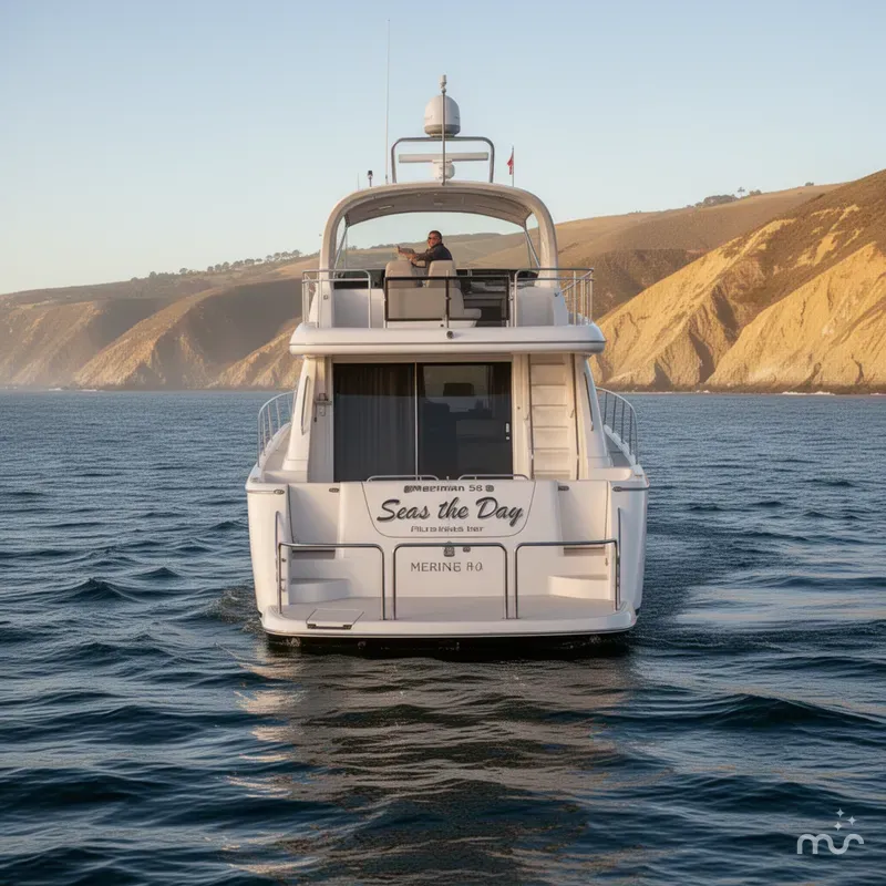 Slide: The Image of Meridian 580 Pilothouse 2004 - 3