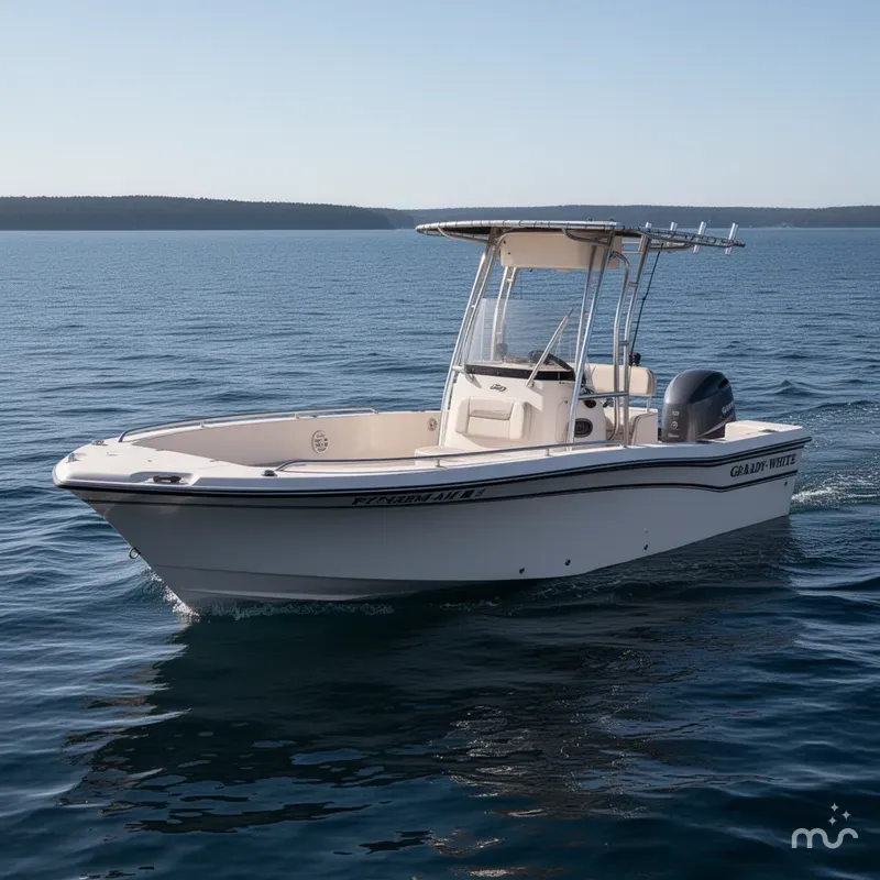 Slide: The Image of Grady-White Fisherman 222 2001 - 1