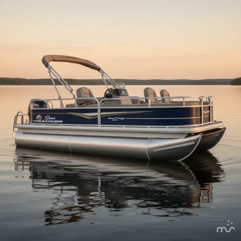 Slide: The Image of Sun Tracker Bass Buggy 18 DLX w/60HP CT 4 Stroke 2025 - 0
