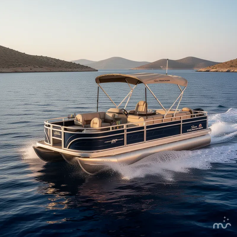 Slide: The Image of Sun Tracker Fishin' Barge 20 DLX 2025 - 4