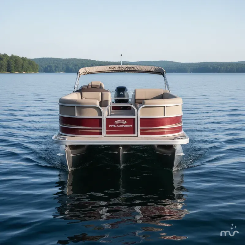 Slide: The Image of Sun Tracker Party Barge 18 DLX 2024 - 2