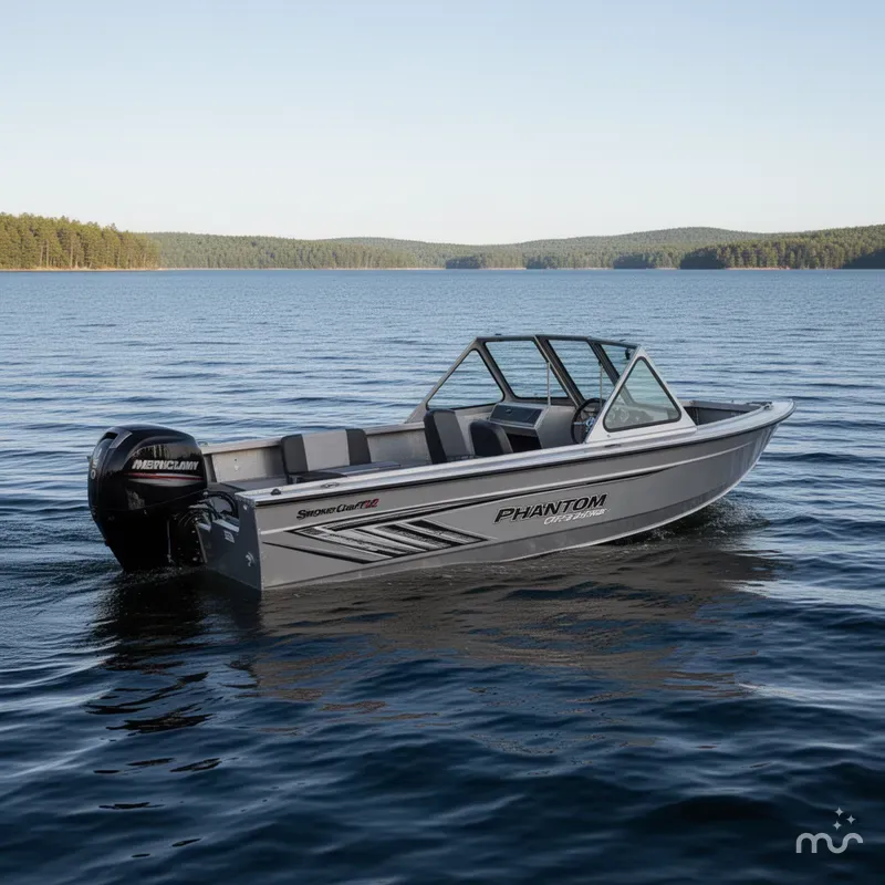 Slide: The Image of Smoker Craft Phantom 20 X2 Offshore 2024 - 0