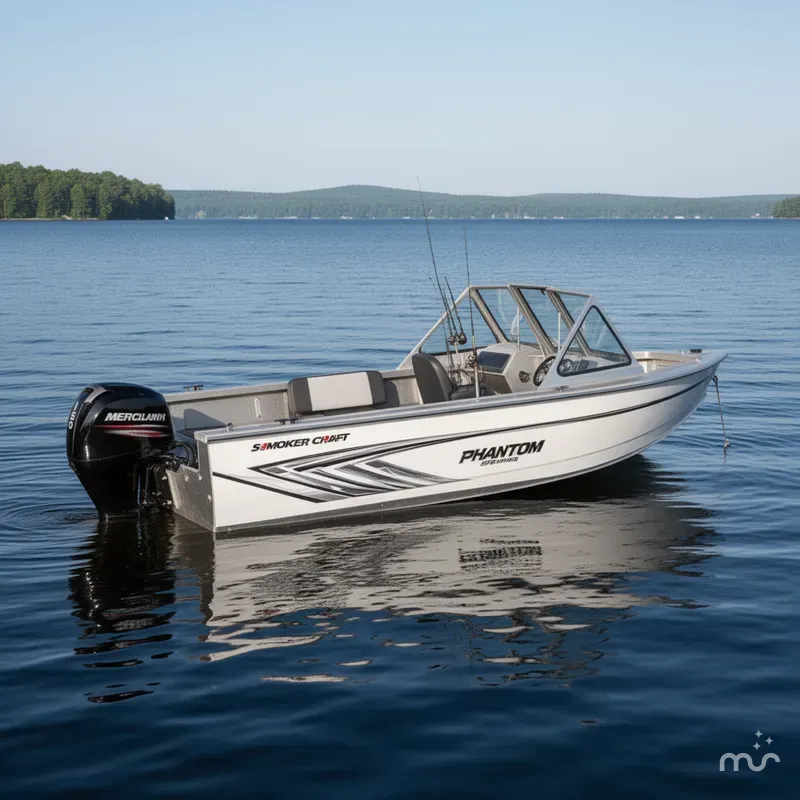 Slide: The Image of Smoker Craft Phantom 20 X2 Offshore 2024 - 2