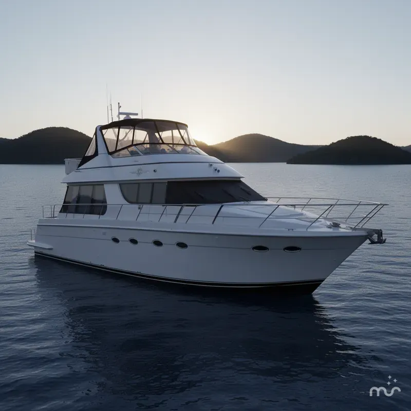 Slide: The Image of Carver 530 Voyager Pilothouse 1998 - 0