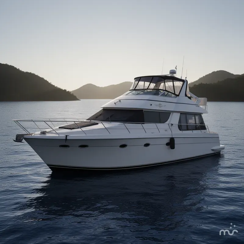 Slide: The Image of Carver 530 Voyager Pilothouse 1998 - 1