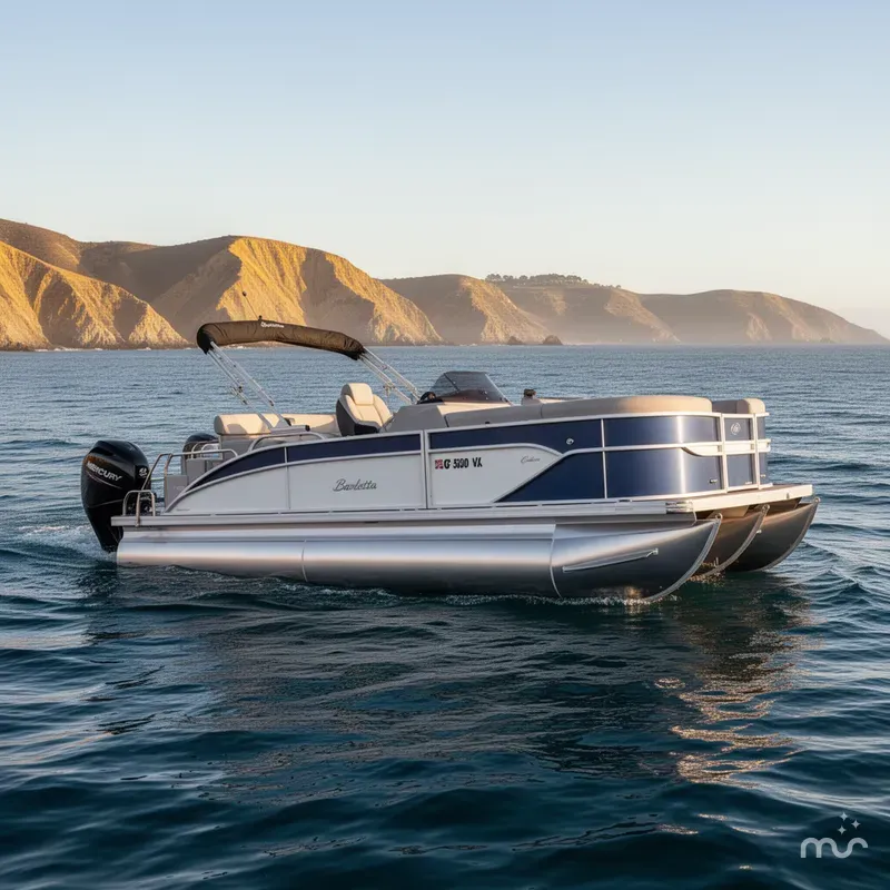 Slide: The Image of Barletta Cabrio Ultra-Lounge C22UC w/ 250HP Mercury Verado! 2025 - 0