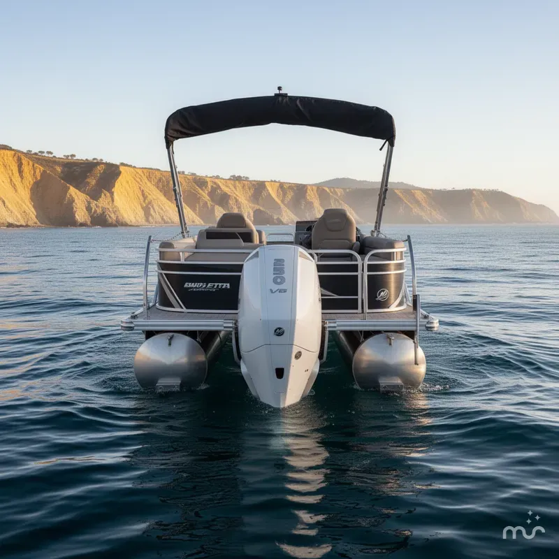 Slide: The Image of Barletta Cabrio Ultra-Lounge C22UC w/ 250HP Mercury Verado! 2025 - 2