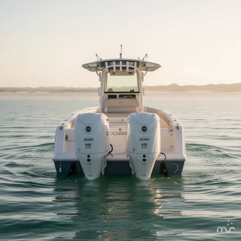 Slide: The Image of Cobia 301 Center Console 2025 - 2