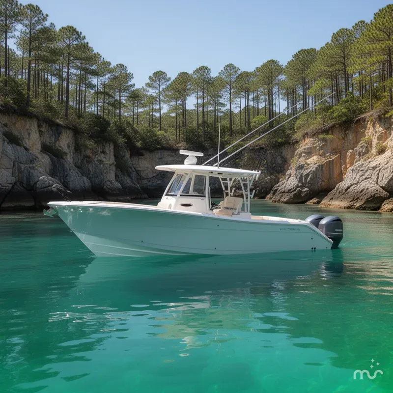 Slide: The Image of Cobia 320 Center Console 2026 - 4
