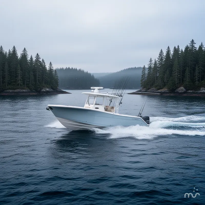 Slide: The Image of Cobia 320 Center Console 2026 - 4