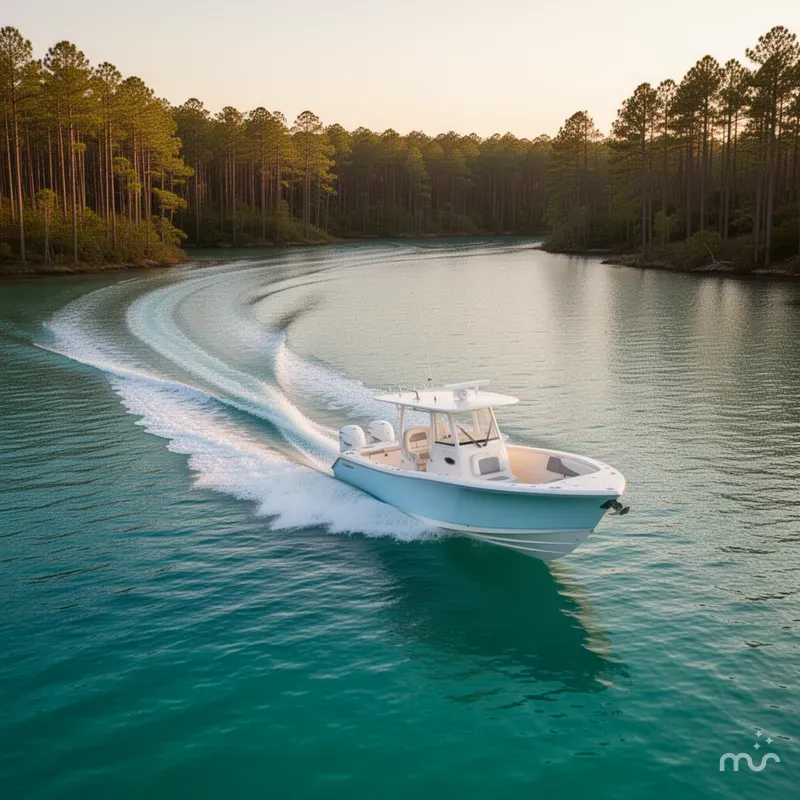 Slide: The Image of Cobia 320 Center Console 2026 - 4