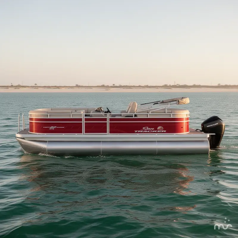 Slide: The Image of Sun Tracker Party Barge 22 XP3 2025 - 1