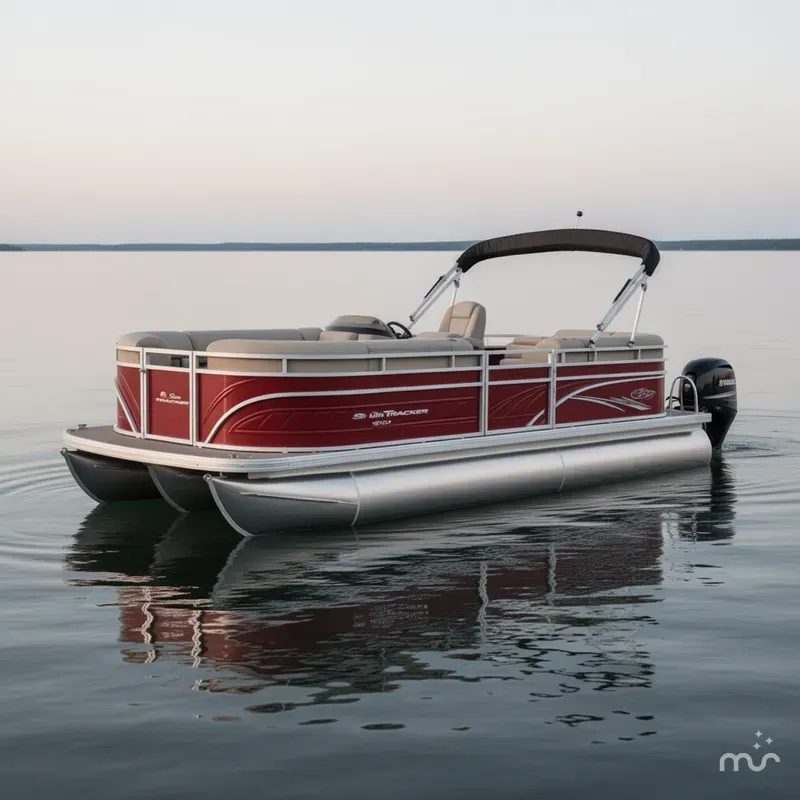 Slide: The Image of Sun Tracker Party Barge 20 DLX 2025 - 0