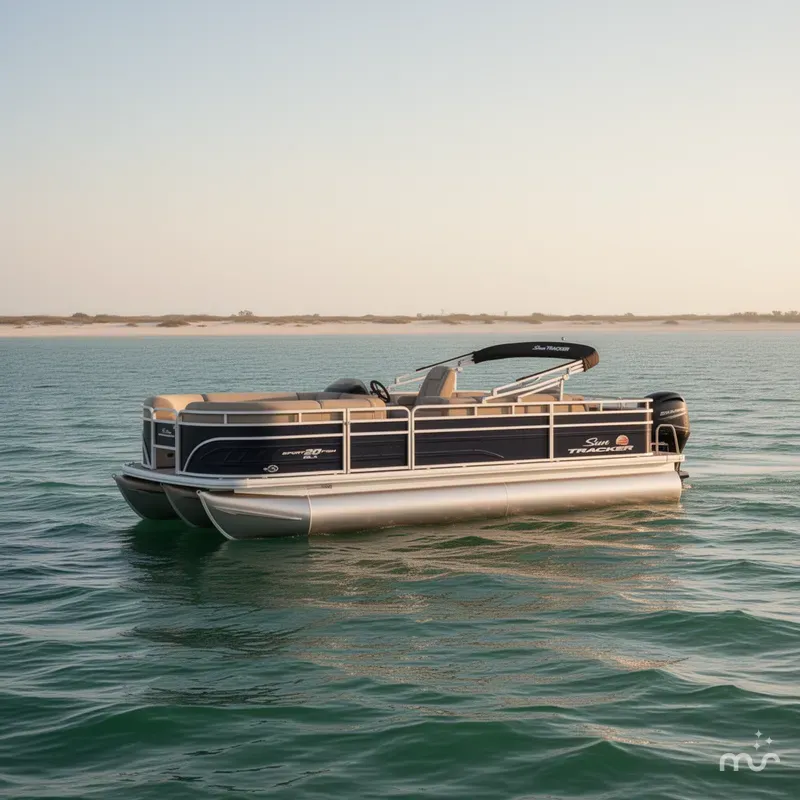 Slide: The Image of Sun Tracker SportFish 20 DLX 2025 - 2