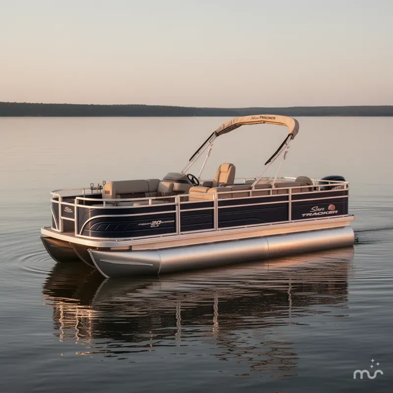 Slide: The Image of Sun Tracker Fishin' Barge 20 DLX 2025 - 2