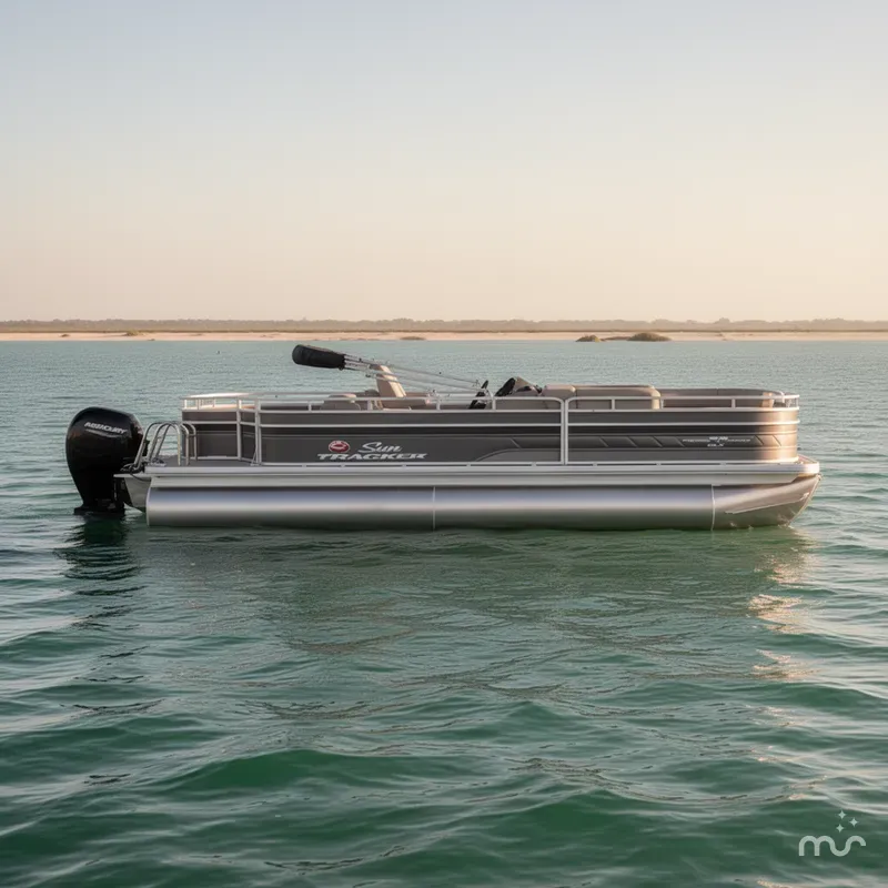 Slide: The Image of Sun Tracker Fishin' Barge 22 DLX 2025 - 0