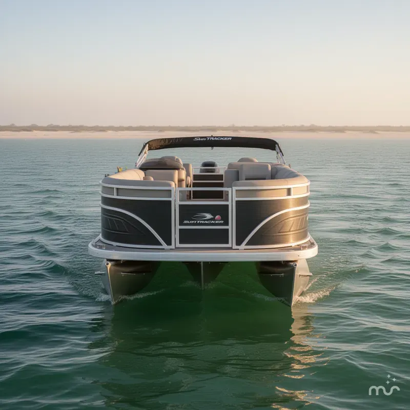 Slide: The Image of Sun Tracker Fishin' Barge 22 DLX 2025 - 2