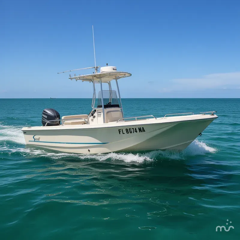 Slide: The Image of Scout 162 Sportfish 1999 - 2