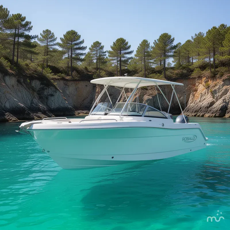 Slide: The Image of Robalo R227 Dual Console 2019 - 2