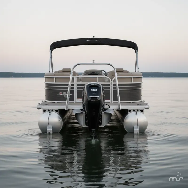 Slide: The Image of Sun Tracker Party Barge 20 DLX 2023 - 2