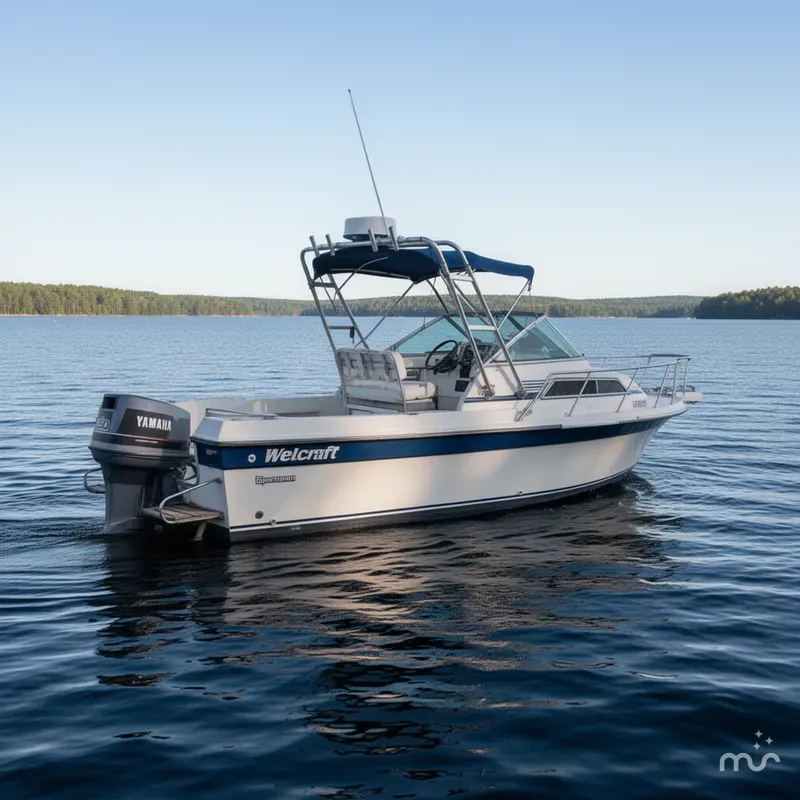 Slide: The Image of Wellcraft 250 Sportsman 1989 - 0