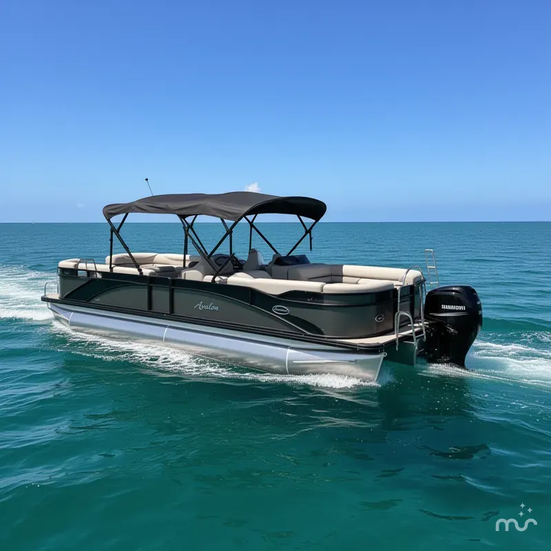 Slide: The Image of Avalon Catalina Platinum Quad Lounger - 25' 2020 - 0