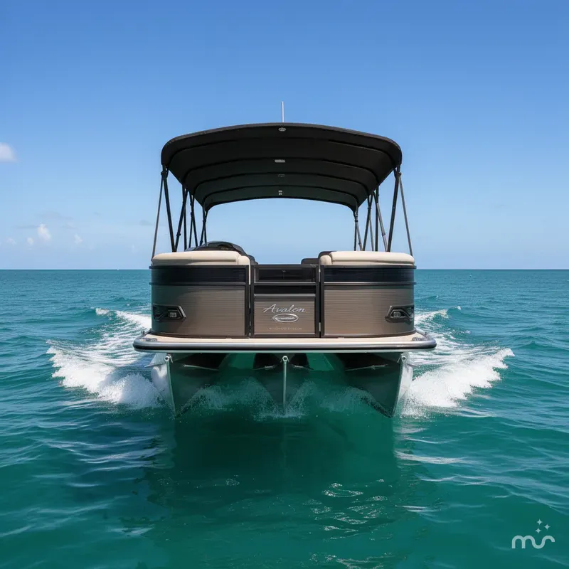Slide: The Image of Avalon Catalina Platinum Quad Lounger - 25' 2020 - 1
