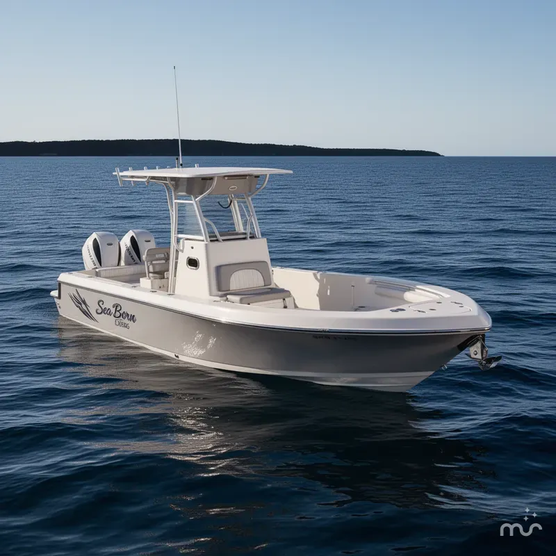 Slide: The Image of Sea Born LX26 Center Console 2025 - 0
