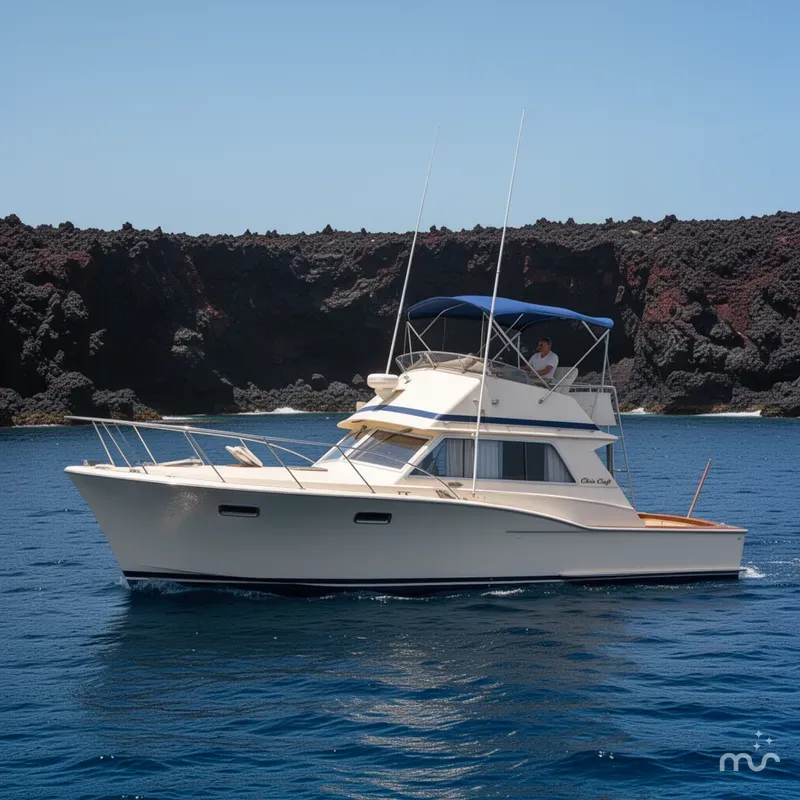 Slide: The Image of Chris-Craft 35 Commander 1970 - 2