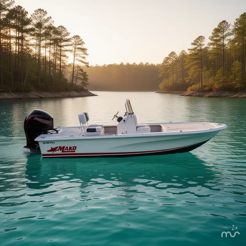 The Image of Mako 18 Pro Skiff Patriot Edition 2025 - 0