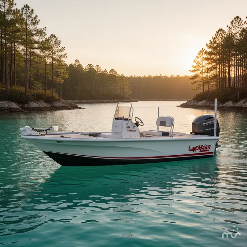 Slide: The Image of Mako 18 Pro Skiff Patriot Edition 2025 - 2