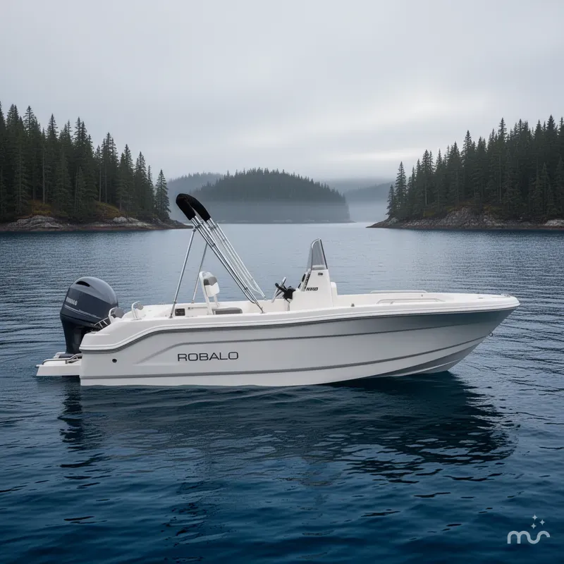 Slide: The Image of Robalo R160 Center Console 2025 - 2