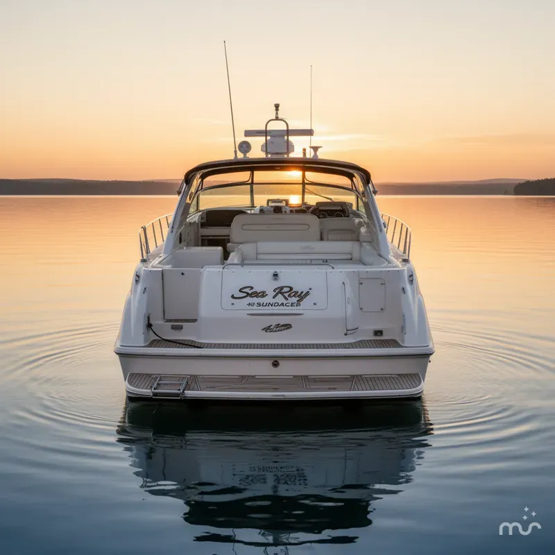 Slide: The Image of Sea Ray 450 Sundancer 1996 - 2