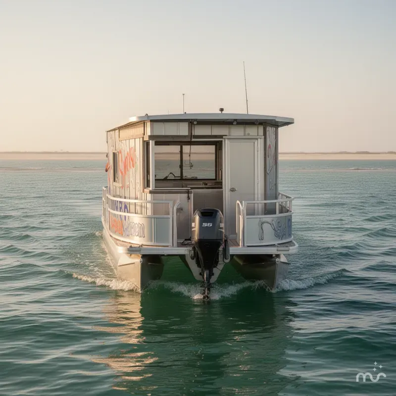 Slide: The Image of Custom Food/Delivery Boat 2021 - 2